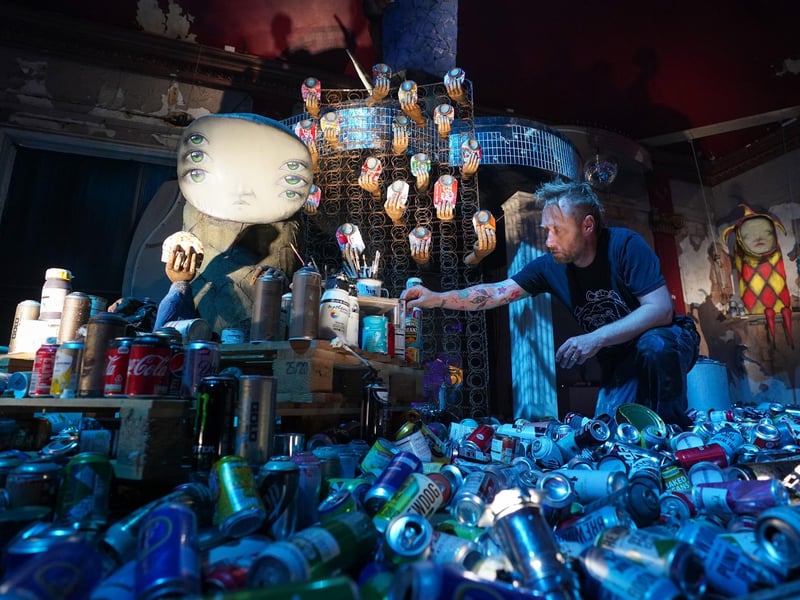 My Dog Sighs' new 'Inside' exhibition in Southsea. Picture: Andrew Matthews/PA Wire