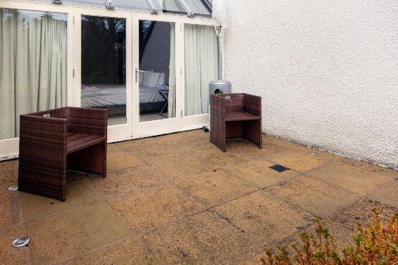 Patio area.