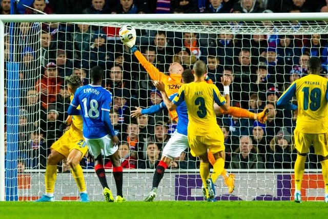 The goalkeeper was on inspired form last season for the Europa League group stage and beyond and particularly in both games against Porto(Photo by Alan Harvey / SNS Group)
