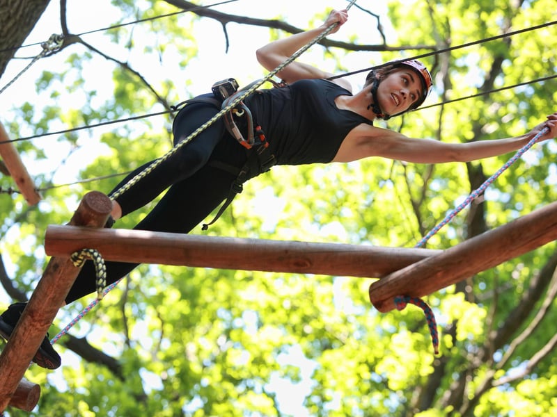 Go Ape in Rivington offers the perfect blend of blood-pumping action and beautiful country views. With 13-metre-high platforms and a brilliant free-falling Tarzan Swing, it's the only Go Ape location in the UK to feature a zip wire over water.
Go Ape also operates in Witton Park, Blackburn.