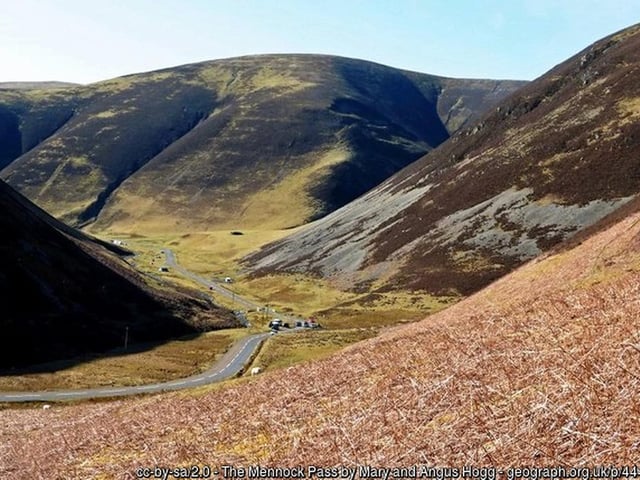 You'll find the road less travelled on the B797, which is now on the new South West Coast 300 driving route through Dumfries and Galloway, the Solway Coast and parts of Ayrshire. Here, the narrow valley leads all the way up to Wanlockhead, the country's highest village. PIC: Geograph/Angus and Mary Hogg.