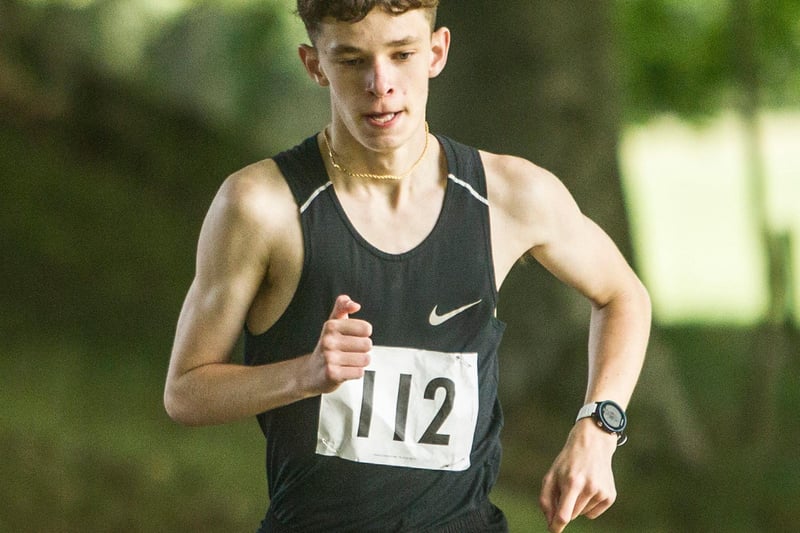 Conan Harper won the Refuge Assurance Trophy for completing the U15 and U17 boys' race at Hawick's Wilton Lodge Park on Saturday first, ahead of Charles McKay and Irvine Welsh
