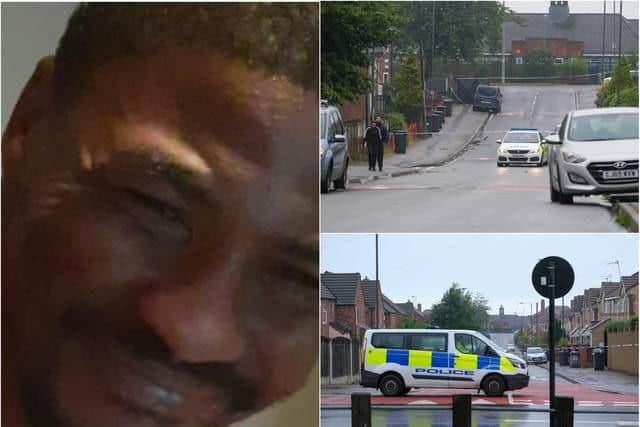 Pictured is deceased Anthony Sumner who died aged 42 after he was allegedly murdered during a reported machete and knife attack on Windy House Lane, at Manor, Sheffield.