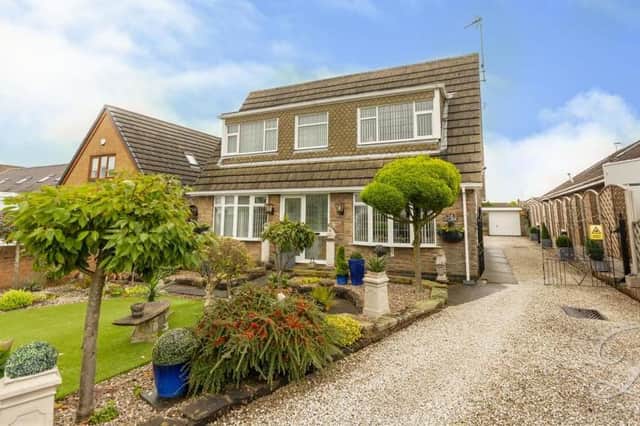 Described as picture perfect by estate agents Buckley Brown, this chalet-type bungalow on Abbott Road, Mansfield is on the market for £400,000.