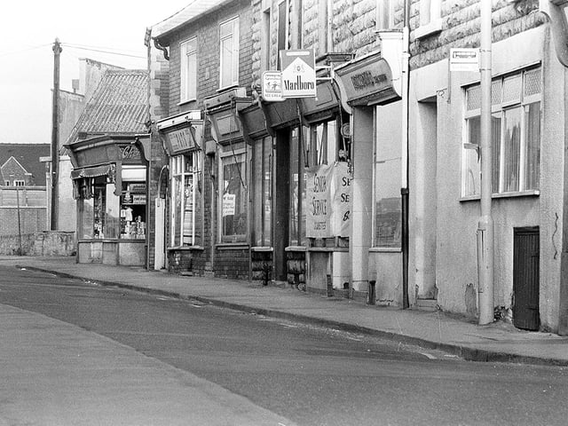 Can you spot any familiar shops from the early eighties?