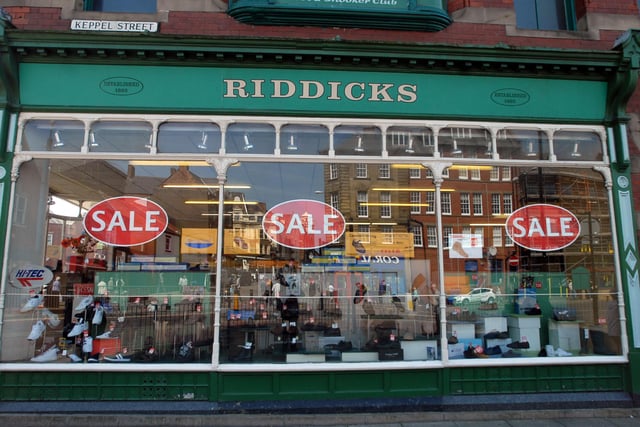 Did you grab a bargain or two at Riddicks in years gone by?