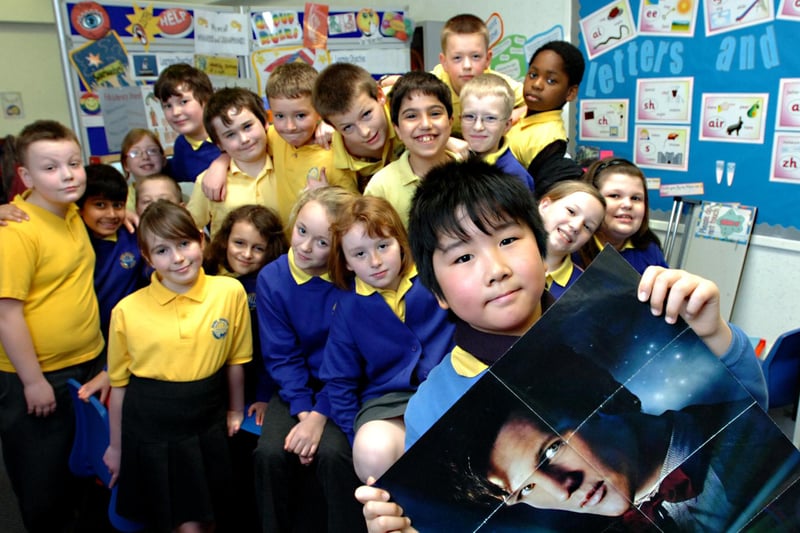 These pupils at the school were among the first to be chosen to see a screening of a new Dr Who in 2010. Remember this?