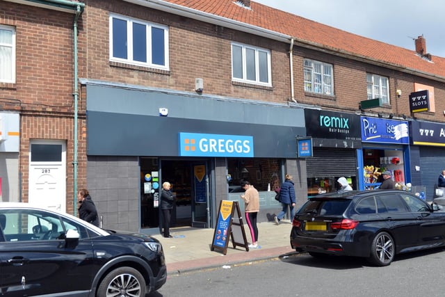 Queues gathered recently - at a suitable social distance - for the reopening of Greggs at The Nook.