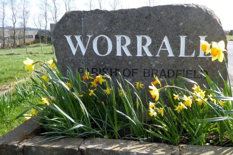 Worrall is four miles northwest of Sheffield city centre and has Viking origins. It has excellent views and two pubs - the Blue Ball and the Shoulder of Mutton.