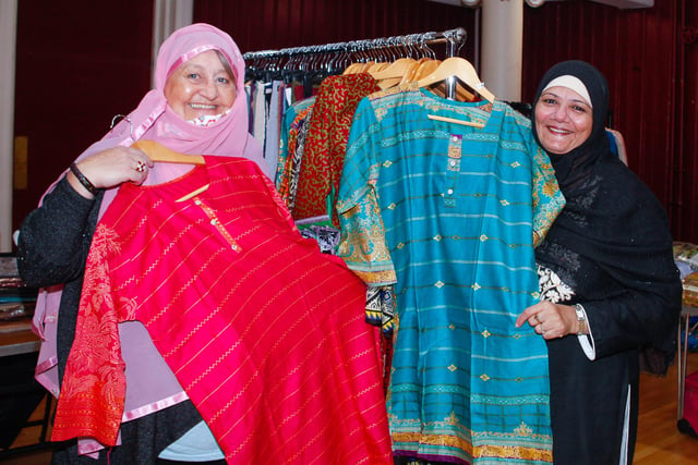 Andrea and Ruby, of Aayat Designs, promoted their work at the event.