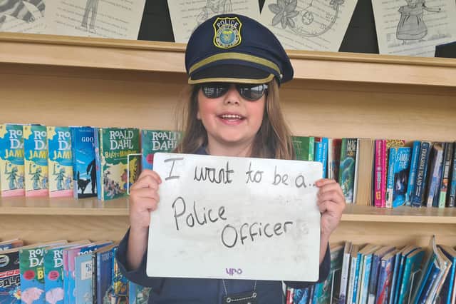 I want to be a police officer.