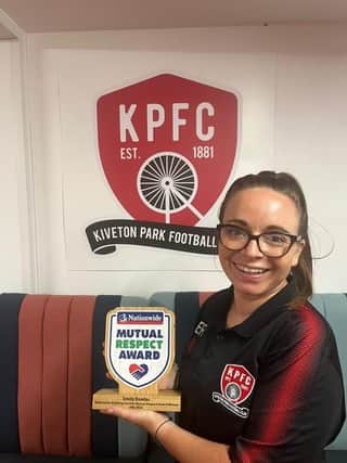 Emily Rowles has now been announced as the Football Association's 'Nationwide Mutual Respect Award' winner for July 2022