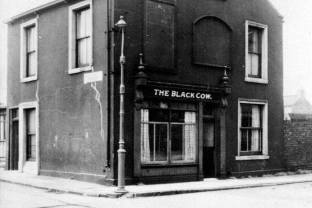 The Black Cow in Deptford occupied the gable end of a terraced street. Last orders were served at the pub in the mid 1970s.