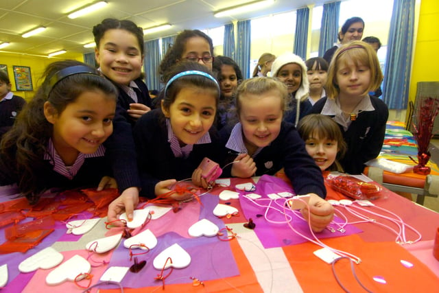 Pupils held a valentine sale day at Brantwood School where they sold jewellery and held a lucky dip