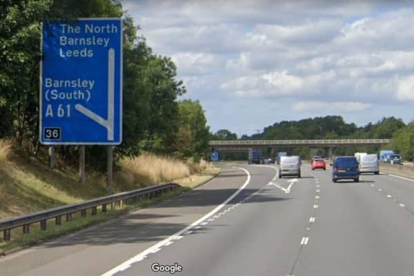 Policewere called to the scene just before 8pm last night, with National Highways announced at that time that the M1, pictured, was being closed in both directions between junctions 36 (Sheffield North) and 37 (Barnsley), because of what they described as a ‘police-led incident’.