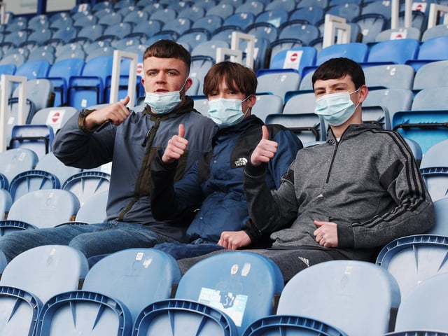 Pompey fans are back