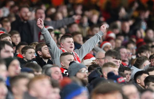 5,000 Sunderland fans were in attendance yesterday (Picture by FRANK REID)