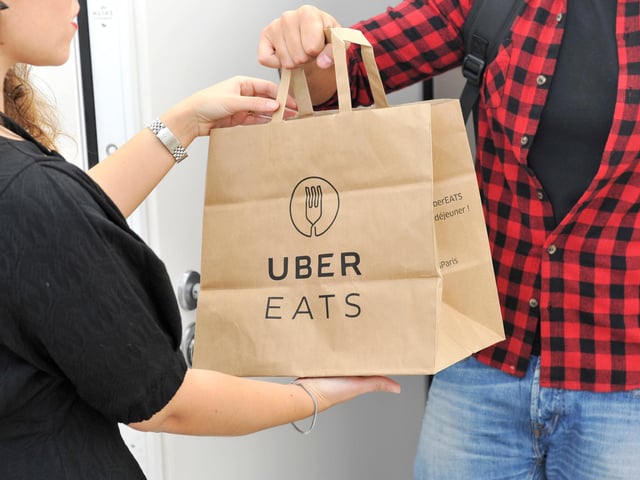 Food delivery service Uber Eats was frequently used by Scottish locals during lockdown, ranking in ninth place.