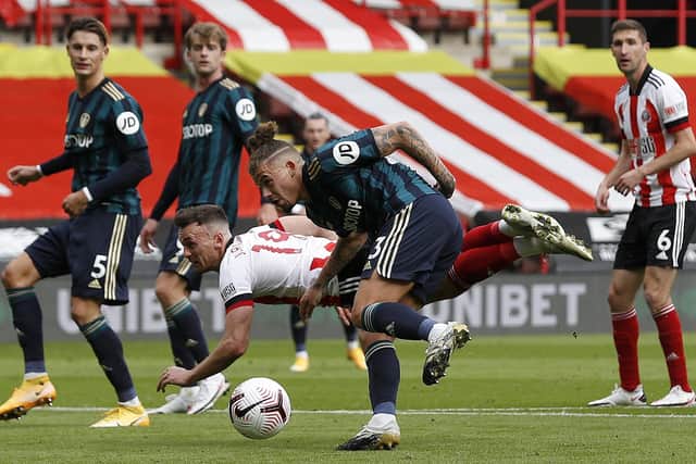 Jack Robinson deputised for Jack O'Connell when Sheffield United faced Leeds last weekend: Darren Staples/Sportimage