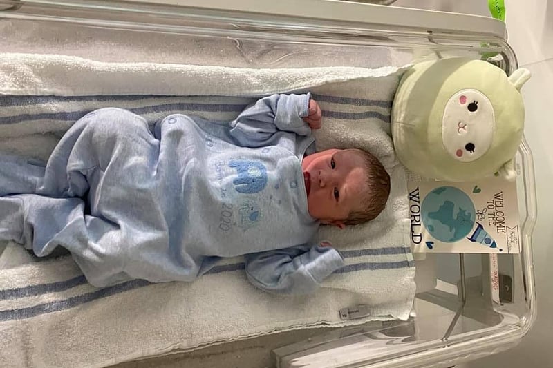 Vicky Kirby, said: "My Oakley-J born 25th august 2020  born at Chesterfield royal."