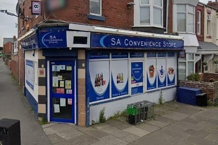 SA Convenience Store on Ashley Road in South Shields has a one star rating from an inspection in September 2023.