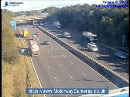 The stretch of M1 northbound between J30 and J31 saw drivers receive the most fines between 2019 and 2020.