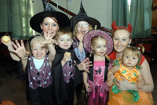 Ghostly goings on at the Seven Stars Inn in Hucknall in 2006.
Claire Peach (left) and friends had organised a children's Halloween party in aid of the Nottingham City Hospital Neo-Natal Unit.