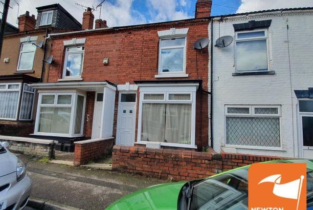 This two bedroom terrace house is marketed by Newton Fallowell, 01623 889091.