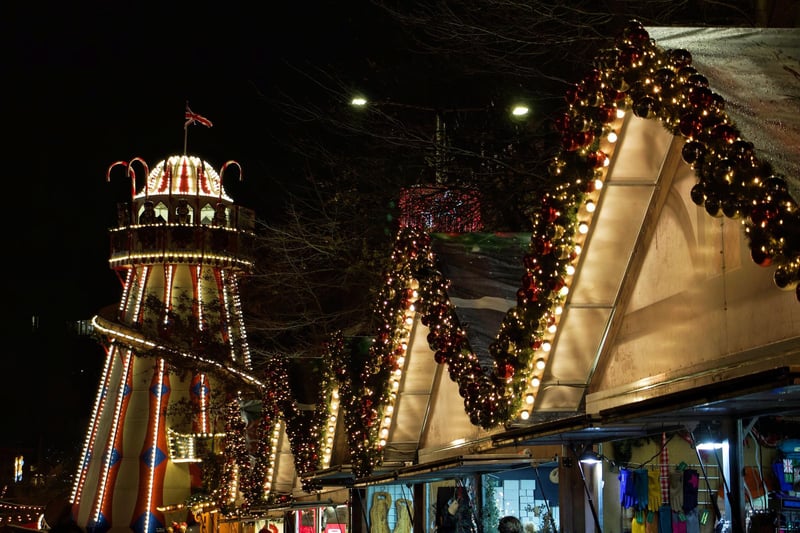 Next is Nottingham's Christmas village which includes pop-up bars, stalls and rides for the kids. 