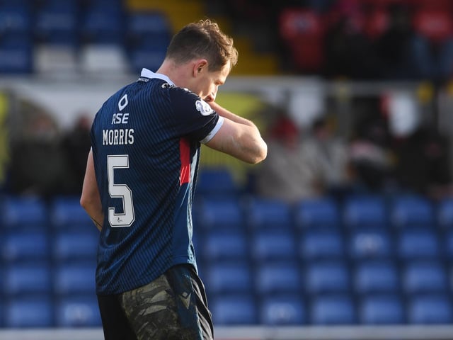 The Staggies do well at getting the ball into the final third but fall down when it comes to making something happen, whether it is getting the ball to stick or finding a team-mate.