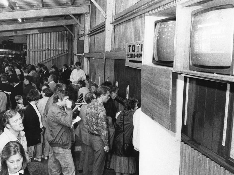 Portsmouth Greyhound Stadium, Tipner in November 1990