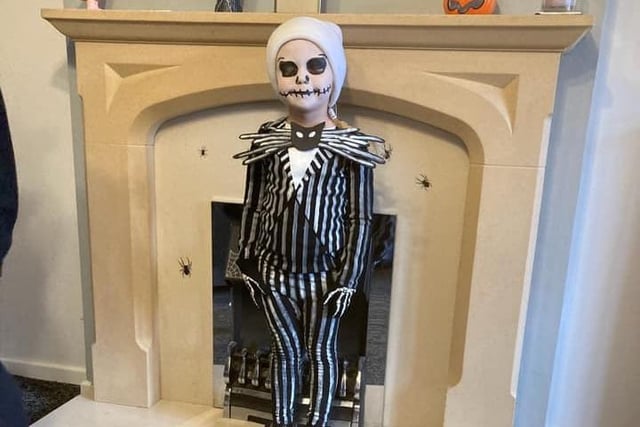 Hayley Brown said: "My niece as Jack Skellington last year. She won first prize in a local dress competition. It took a while for me to make it, but it was well worth it, she loved it!"