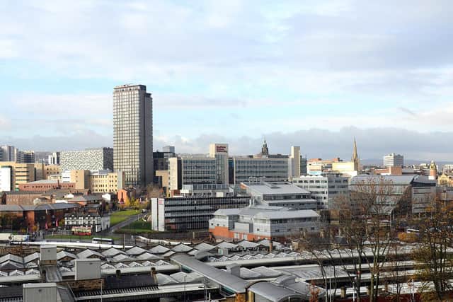 The Sheffield skyline