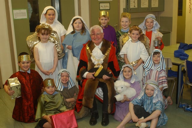 The Mayor of Sunderland Coun James Scott got to see the Nativity at South Hylton Primary School in 2004. Were you there?