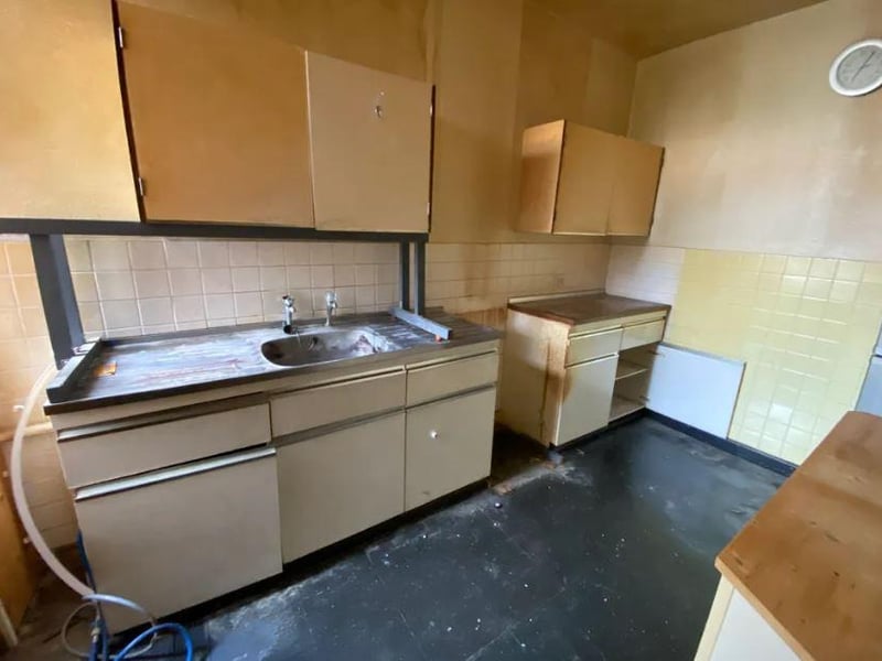 Inside the kitchen