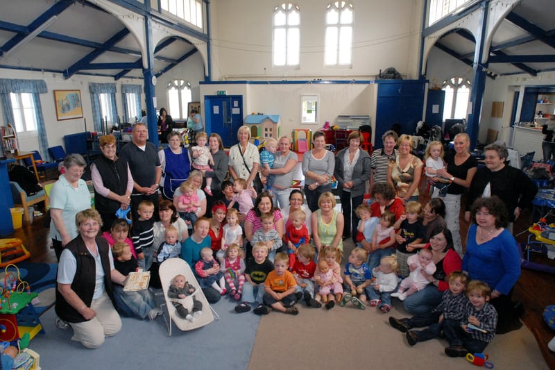 Big celebrations for the St Jude's Church mother and toddler group which celebrated its first birthday in 2009.