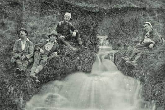 A picture taken by George Willis Marshall in Jaggers Clough in the Peak District on October 28, 1923. It is on display as part of an exhibition, Days of Sunshine and Rain - Rambling in the 1920s and 30s, at Dronfield Hall Barn on April 18-22