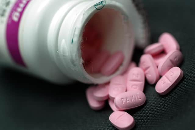 A bottle of anti-depressant pills. (Photo Illustration by Joe Raedle/Getty Images)