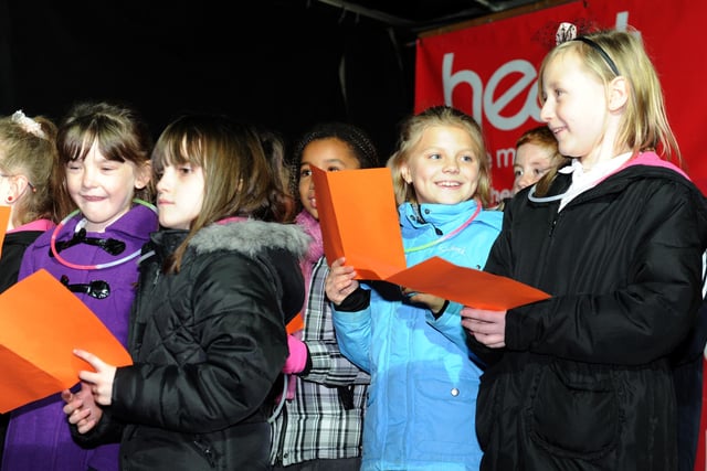 Commercial Road Christmas light switch on in Portsmouth 2011. Pictured is the Charles Dickens Junior School choir.
Picture: Paul Jacobs (114102-1)