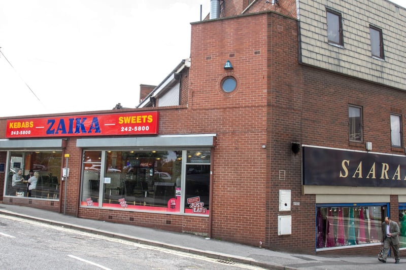 Zaika Kebab And Sweets Ltd, Attercliffe Road/Shortridge Street, pictured in 2013. Ref no: c04602
