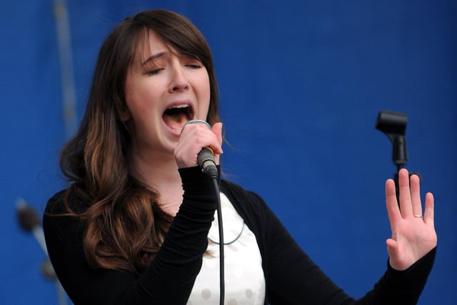 Former Grangemouth High School pupil Alana McLernon may have been small of stature but her voice could knock down a block of flats and she showed off her impressive vocals at Grangemouth Music Festival back in 2010