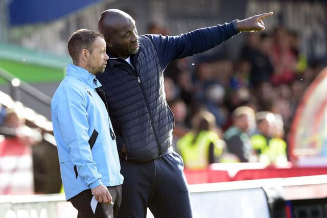 Sheffield Wednesday boss Darren Moore trying to find a way with Jamie Smith.