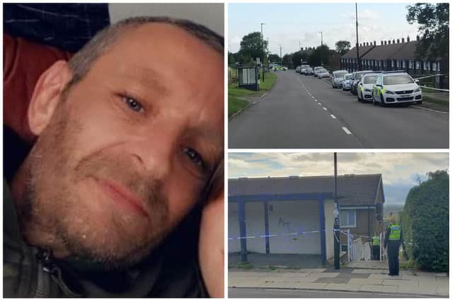 Andrew Hague is due in court today accused of murdering Simon Wilkinson in Fox Hill, Sheffield