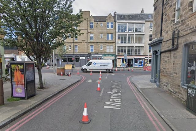Road closed at Leith Walk for site investigations.