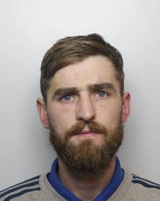 Lewis Helliwell, 29, has been jailed for 12 months for 'dangerous' driving in Chapeltown that sparked a police chase