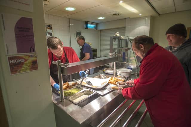 The Cathedral Archer Porject provides meals and services to homeless people.