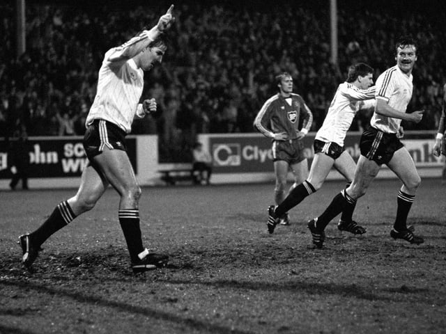 McGhee was a totemic figure for Aberdeen in the 80s when they tasted domestic and European success. He scored against Hamburg, who he would go on to join, when the Dons won the Uefa Super Cup. It was a short spell in Germany for the striker before he returned to Scotland, joining Celtic.