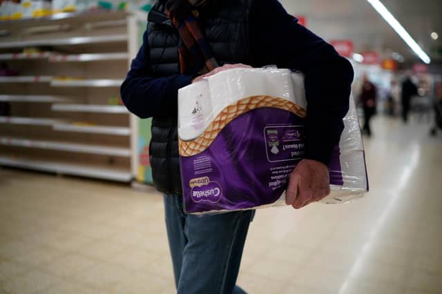New supermarket rules during third lockdown. Picture: Christopher Furlong/Getty Images
