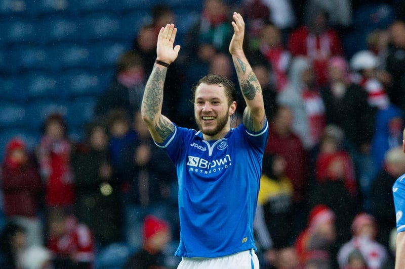 Now in his second spell at Saints, the striker fired the Perth side to a top six finish to win the award in season 2013-14 with an impressive 27-goal haul before lifting the Scottish Cup