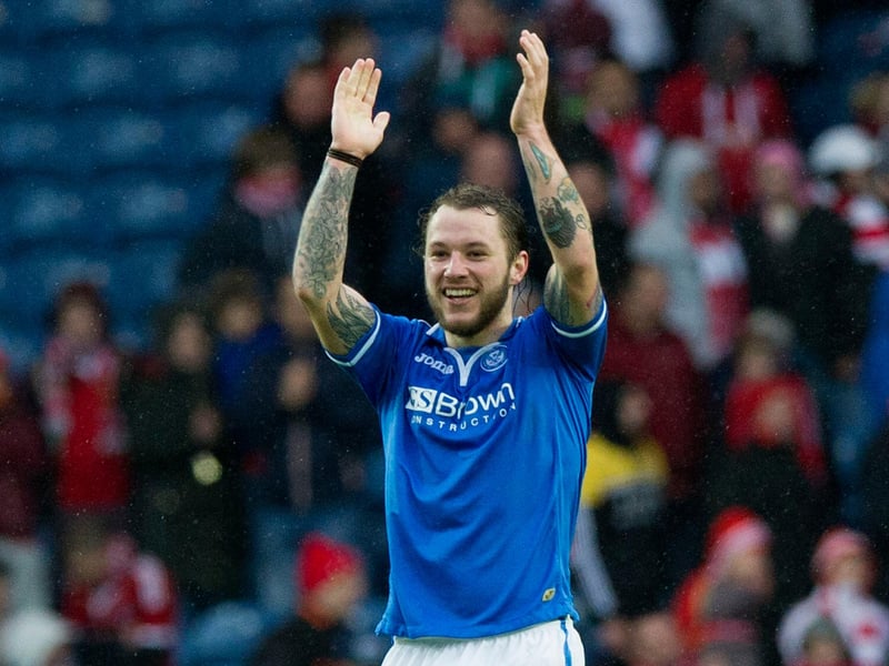 Now in his second spell at Saints, the striker fired the Perth side to a top six finish to win the award in season 2013-14 with an impressive 27-goal haul before lifting the Scottish Cup